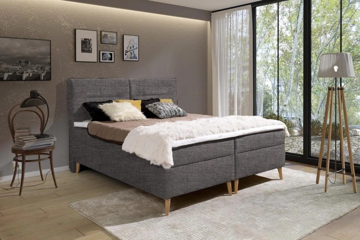 LUIS kontinentálna posteľ boxspring 180x200 s úložným priestorom