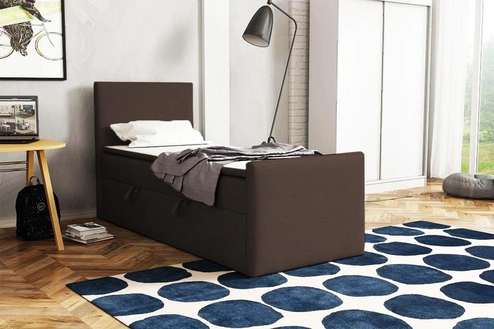 BOHO kontinentálna posteľ boxspring 100x200 s úložným priestorom