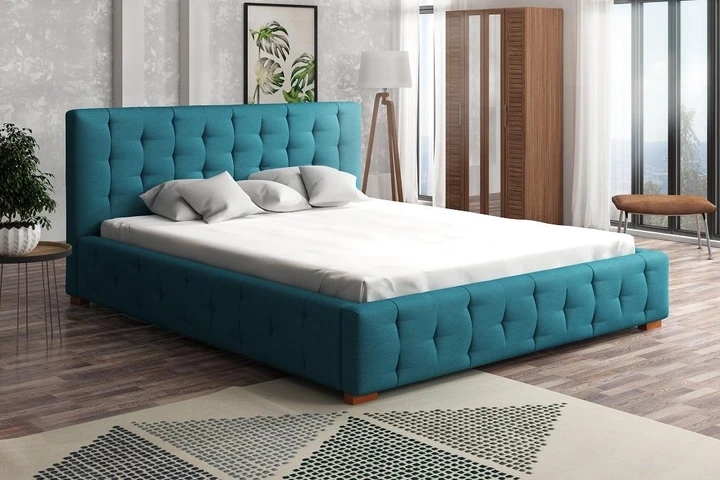 MONTORIO 180x200 elegantná čalúnená posteľ s prešitím