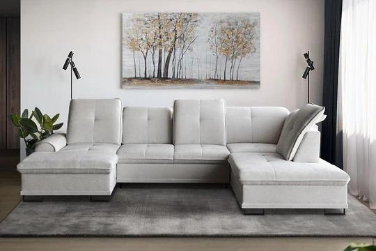 MADRID U sedacia súprava v tvare U s nastaviteľnou hĺbkou sedu