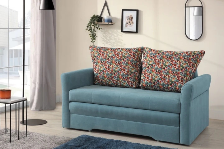 LACONIA mala rozkladacia pohovka s úložným priestorom