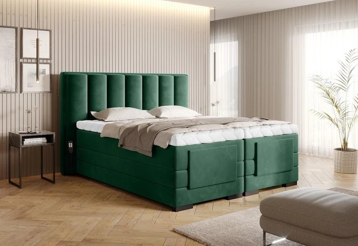 AMARETO boxspring posteľ 160x200 s elektrickým polohovaním