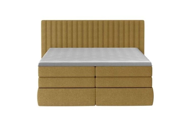 STROMI 180x200 boxspring posteľ so zvislým prešívaným čelom
