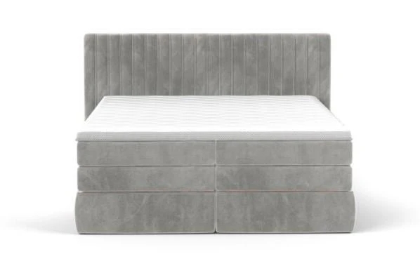 STROMI 180x200 boxspring posteľ so zvislým prešívaným čelom