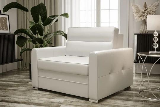 TERA rozkladacia kreslo s úložným priestorom v pravej koži