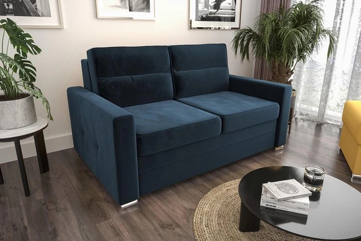 TERA II rozkladacia pohovka s úložným priestorom, pravá koža