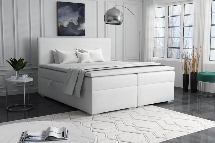 DINO 200x200 cm boxspring posteľ s úložným priestorom