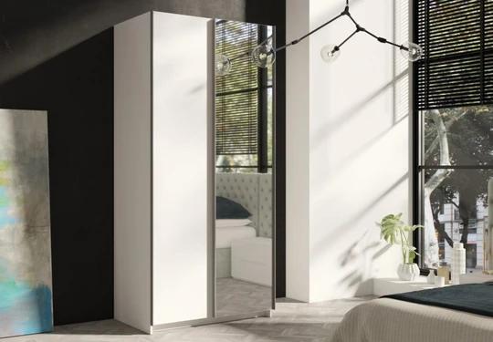 ROTERDAN šatníková skriňa 100, biela