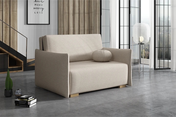 BAMBI II malá rozkladacia pohovka s úložným priestorom