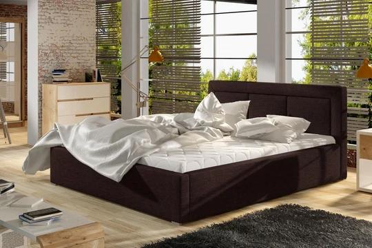 MARCELO 160x200 cm čalúnená posteľ s dreveným roštom