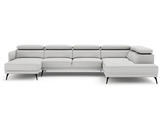 SIDOLO U sedacia súprava v tvare U s polohovacími záhlavníkmi