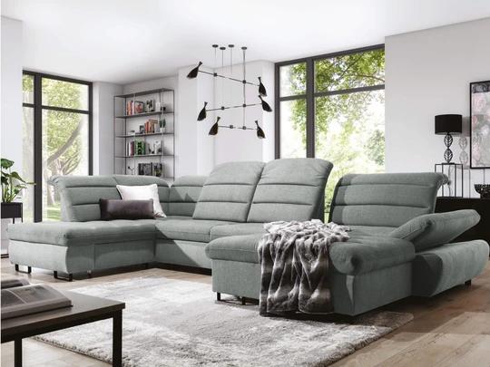 ROMA U sedacia súprava v tvare U s nastaviteľnou hĺbkou sedu