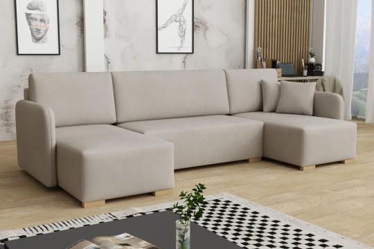 MURIEL U rozkladacia sedacia súprava v tvare U