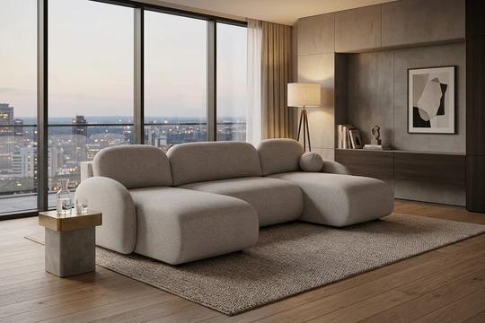 CLOUD U rozkladacia sedacia súprava v tvare U